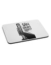 San Francisco Text Bay Bridge Mousepad-TooLoud-White-Davson Sales