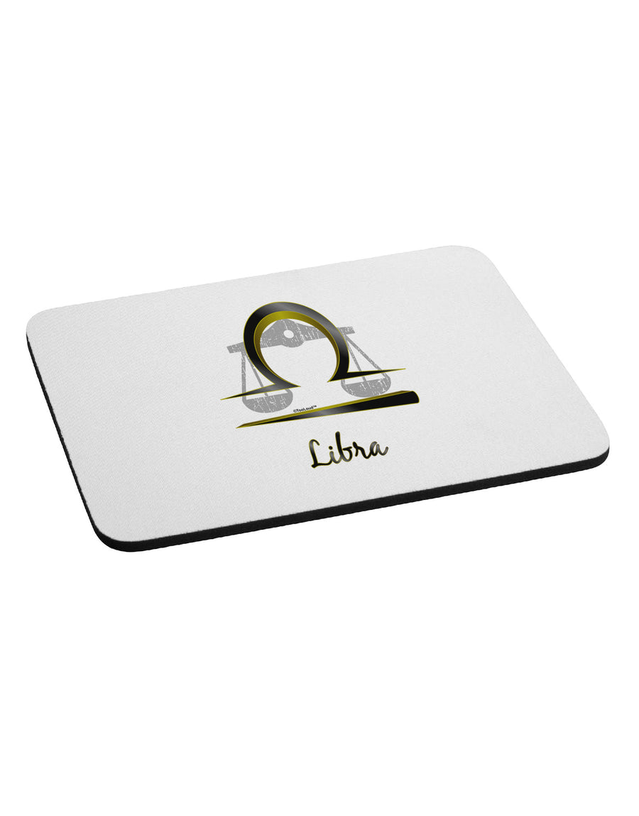 Libra Symbol Mousepad-TooLoud-White-Davson Sales