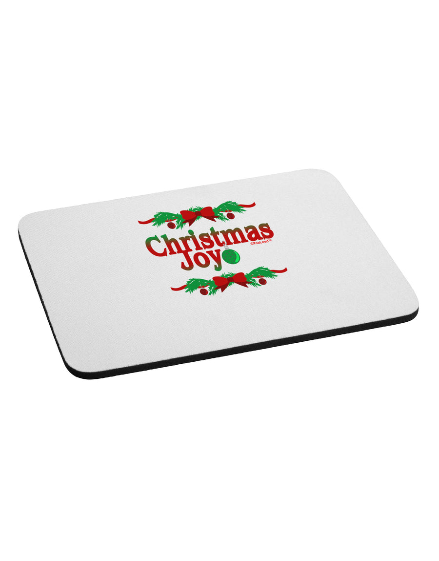 Christmas Joy Color Mousepad-TooLoud-White-Davson Sales