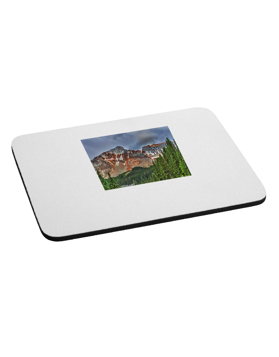 Colorado Mountains Forrest Mousepad-TooLoud-White-Davson Sales