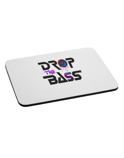 Drop The Bass - Drips Speaker Mousepad-TooLoud-White-Davson Sales