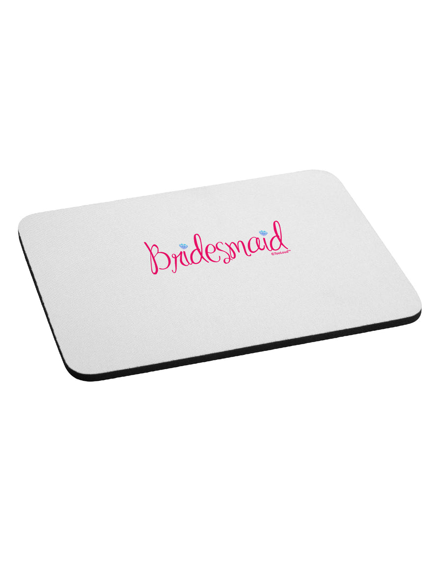 Bridesmaid Design - Diamonds - Color Mousepad-TooLoud-White-Davson Sales