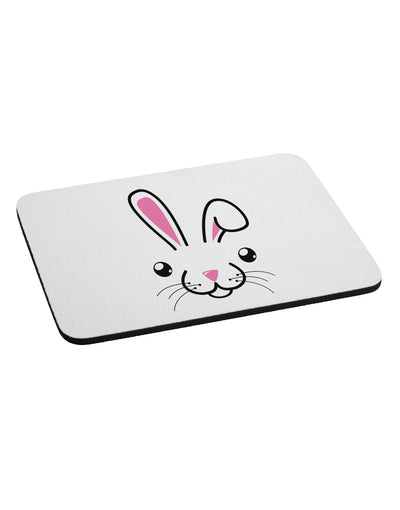 Cute Bunny Face Mousepad-TooLoud-White-Davson Sales