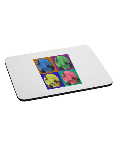 Three Wolves Howling - Pop-Art #2 Mousepad by TooLoud-TooLoud-White-Davson Sales