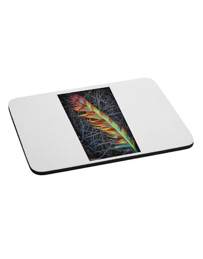 Rainbow Feather Mousepad-TooLoud-White-Davson Sales