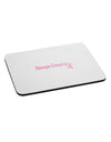 Stronger Everyday Breast Cancer Awareness Ribbon Mousepad-TooLoud-White-Davson Sales