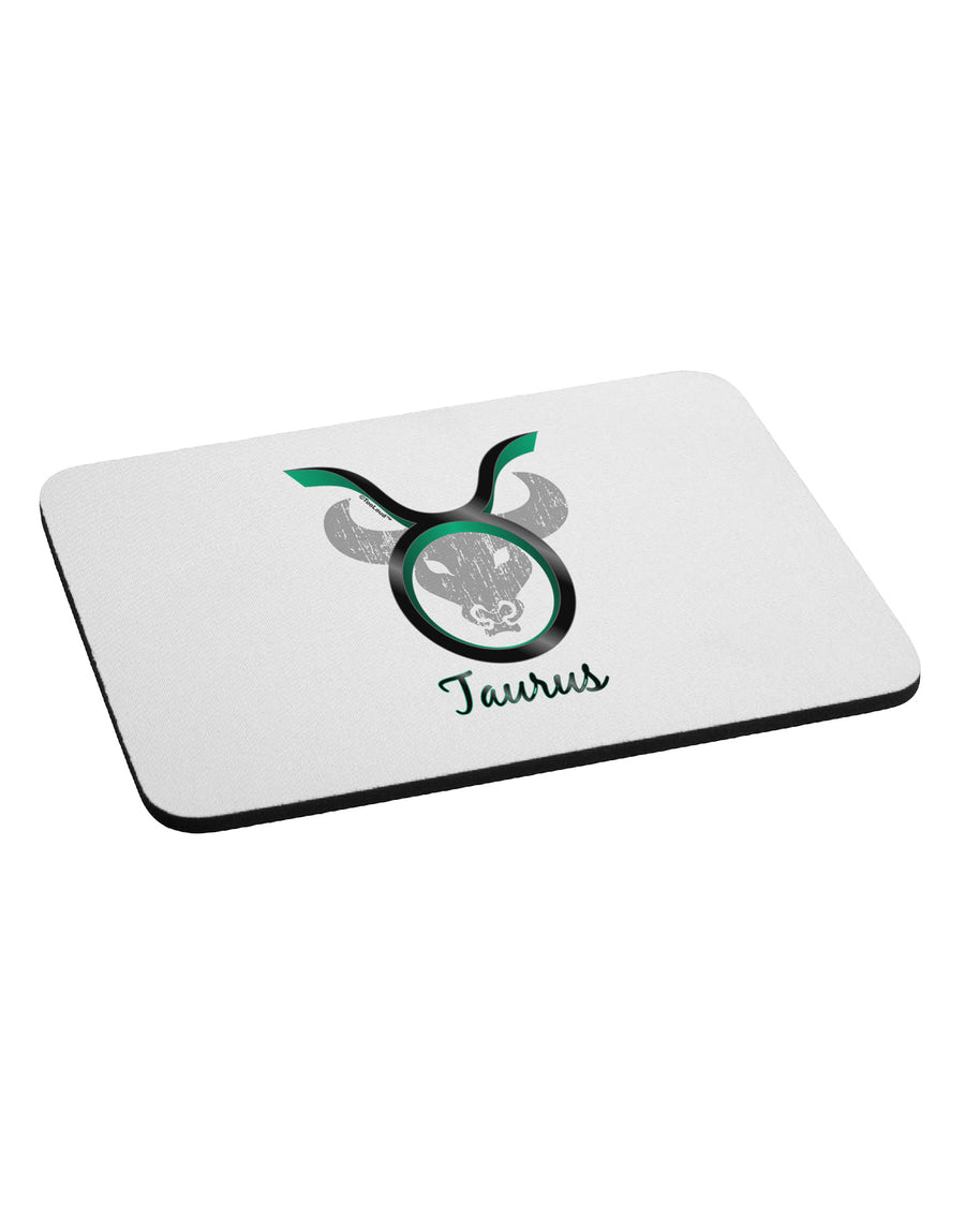 Taurus Symbol Mousepad-TooLoud-White-Davson Sales