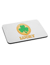 Shamrock Button - Lucky Mousepad by TooLoud-TooLoud-White-Davson Sales