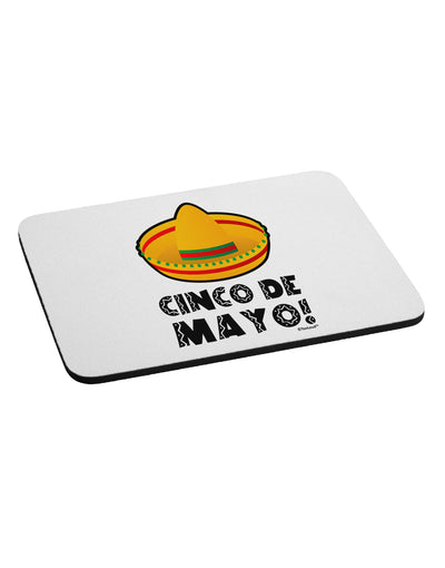 Sombrero Design - Cinco de Mayo Mousepad by TooLoud-TooLoud-White-Davson Sales