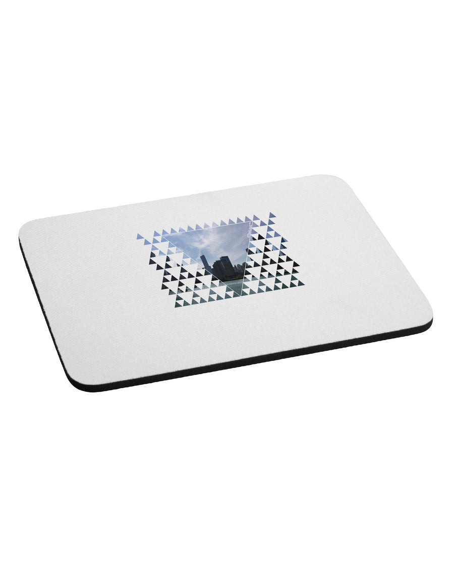 Chicago Triangles Mousepad-TooLoud-White-Davson Sales