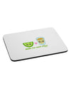 Cute Tequila Shot and Lime - Made For Each Other Mousepad by TooLoud-TooLoud-White-Davson Sales