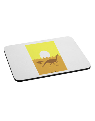 Jurassic Dinosaur Sunrise Mousepad by TooLoud-TooLoud-White-Davson Sales