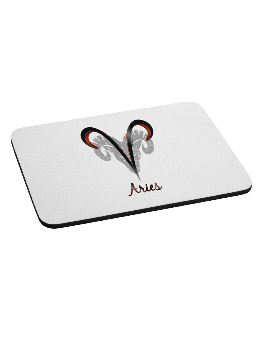 Aries Symbol Mousepad-TooLoud-White-Davson Sales