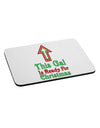 This Gal Is Ready For Christmas Mousepad-TooLoud-White-Davson Sales