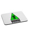 Warning May Contain Alcohol Mousepad by TooLoud-TooLoud-White-Davson Sales