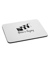 Six Geese A laying Text Mousepad-TooLoud-White-Davson Sales