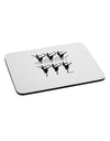 Nine Ladies Dancing Mousepad-TooLoud-White-Davson Sales