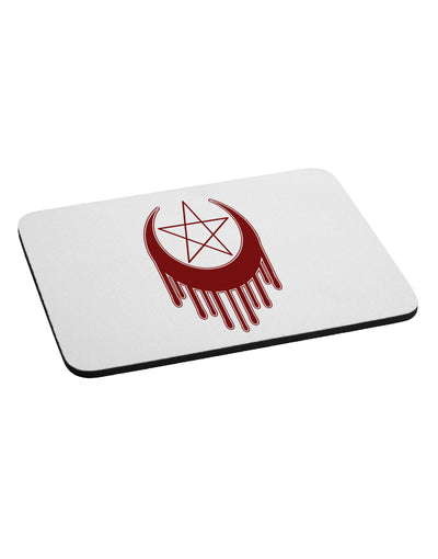 Weeping Crescent Blood Moon Star Mousepad-TooLoud-White-Davson Sales