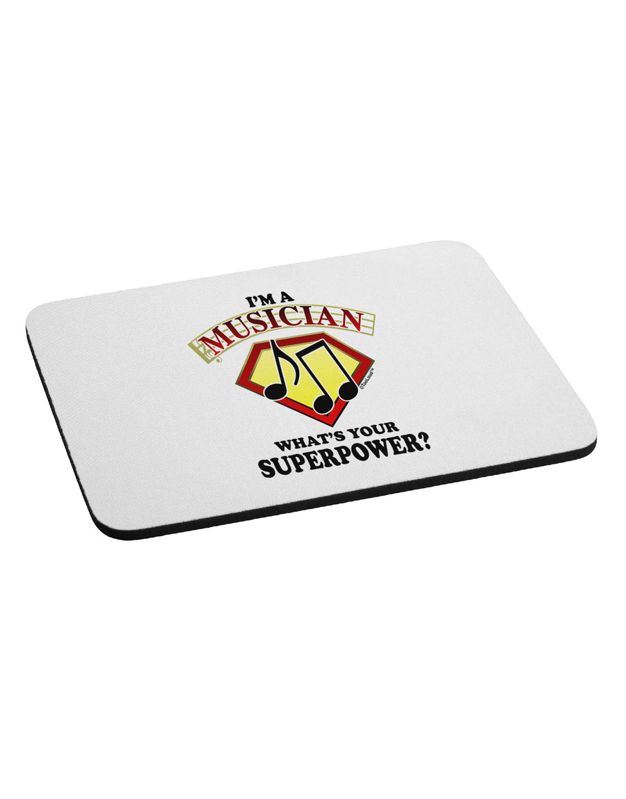 Musician - Superpower Mousepad-TooLoud-White-Davson Sales