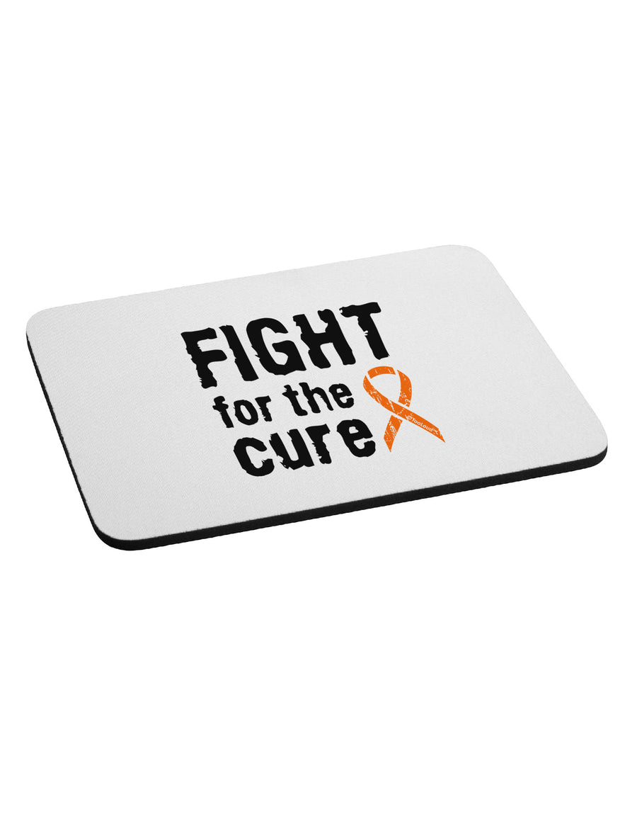 Fight for the Cure - Orange Ribbon Leukemia Mousepad-TooLoud-White-Davson Sales