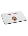 Happy Wholidays Winter Owl With Earmuffs Mousepad-TooLoud-White-Davson Sales