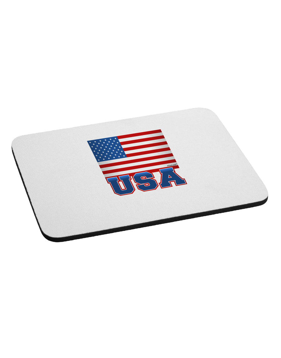 USA Flag Mousepad-TooLoud-White-Davson Sales