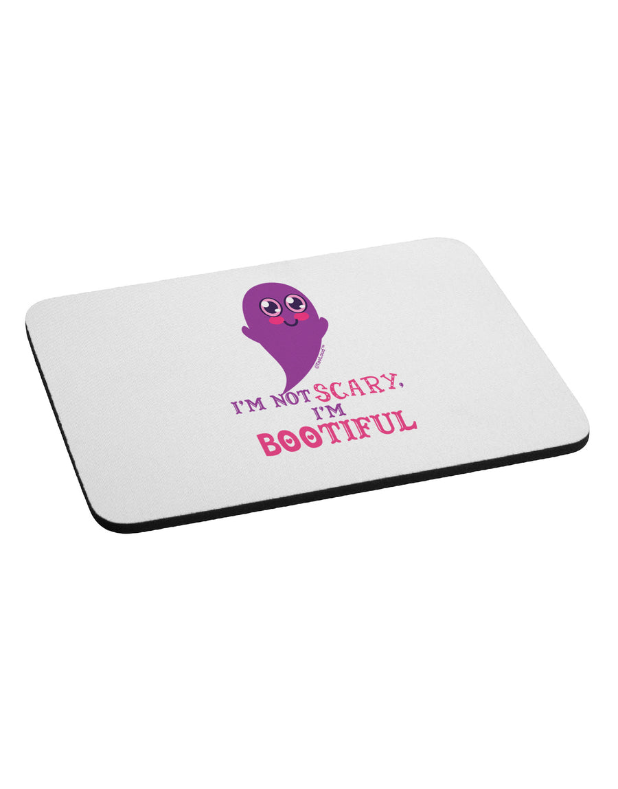 BOOtiful Ghost Purple Mousepad-TooLoud-White-Davson Sales