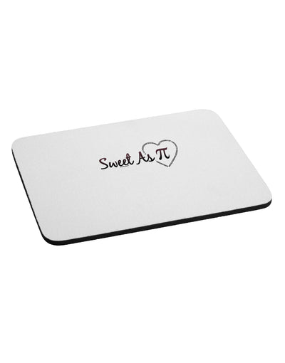 Sweet As Pi Mousepad-TooLoud-White-Davson Sales