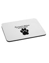 I Just Want To Drink Wine And Save Animals Mousepad by TooLoud-TooLoud-White-Davson Sales