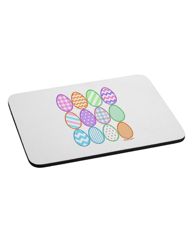 Cute Faux Applique Easter Eggs Mousepad-TooLoud-White-Davson Sales