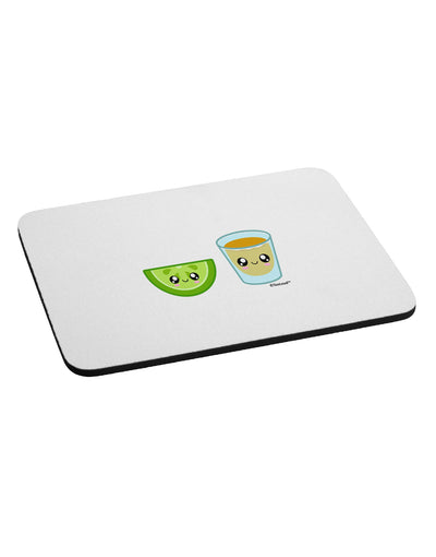 Cute Tequila Shot and Lime Wedge Mousepad by TooLoud-TooLoud-White-Davson Sales