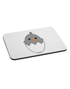 Cute Hatching Chick - Gray Mousepad by TooLoud-TooLoud-White-Davson Sales