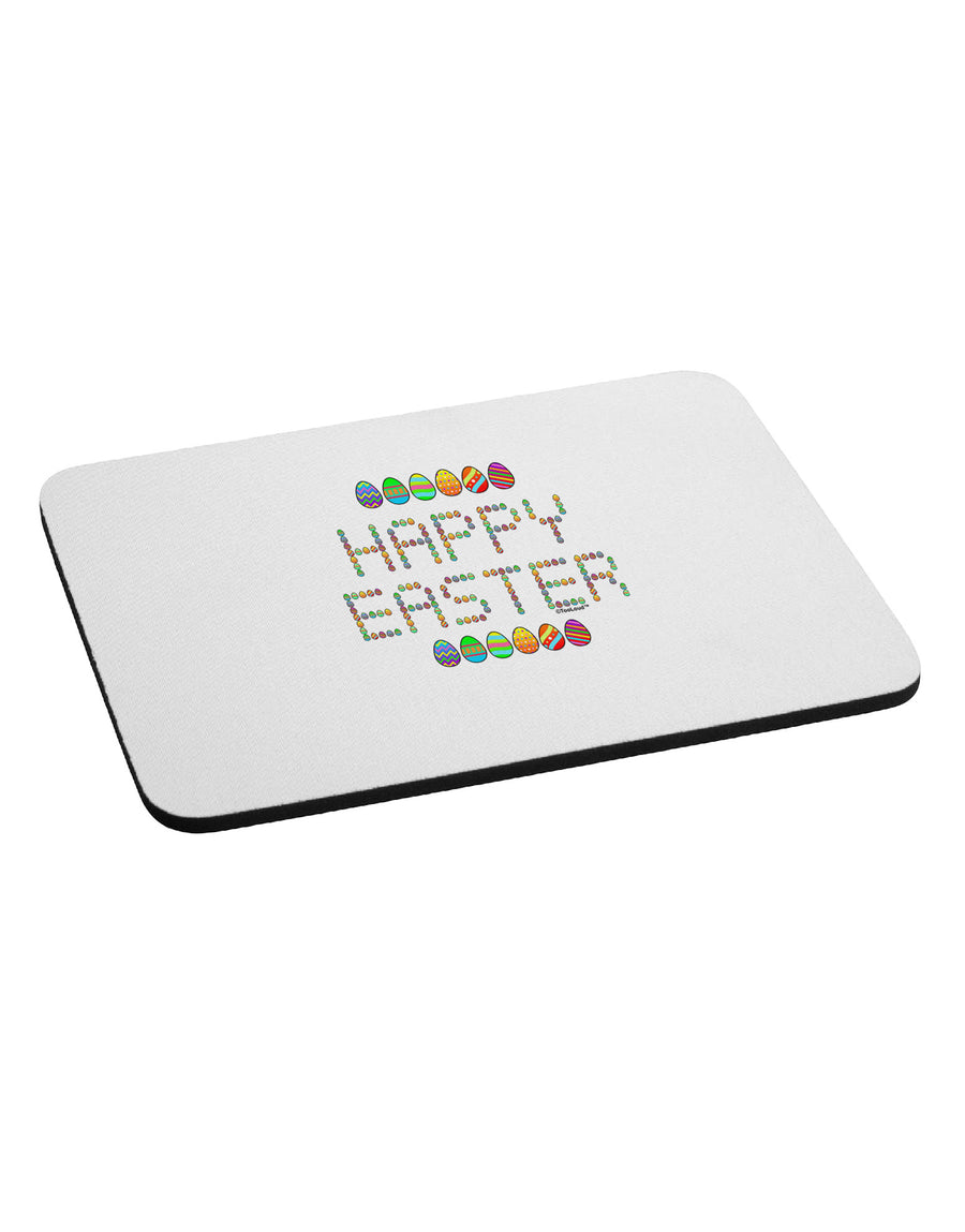 Happy Easter Eggs Mousepad-TooLoud-White-Davson Sales