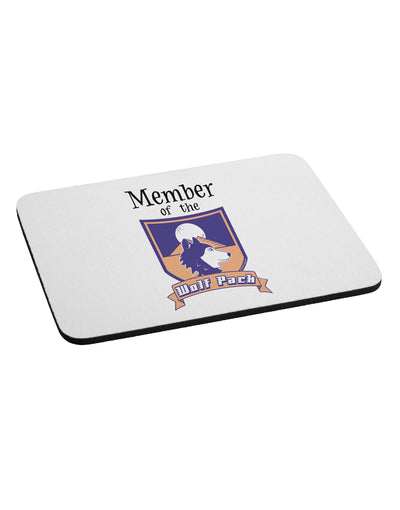 Member of the Wolf Pack Mousepad by TooLoud-TooLoud-White-Davson Sales