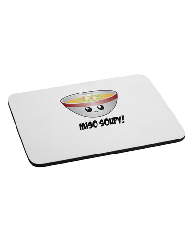 Miso Soupy - Cute Miso Soup Bowl Mousepad by TooLoud-TooLoud-White-Davson Sales