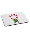 Candy Cane Heart Christmas Mousepad-TooLoud-White-Davson Sales