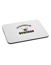 I'd Rather Be Bowling Mousepad-TooLoud-White-Davson Sales