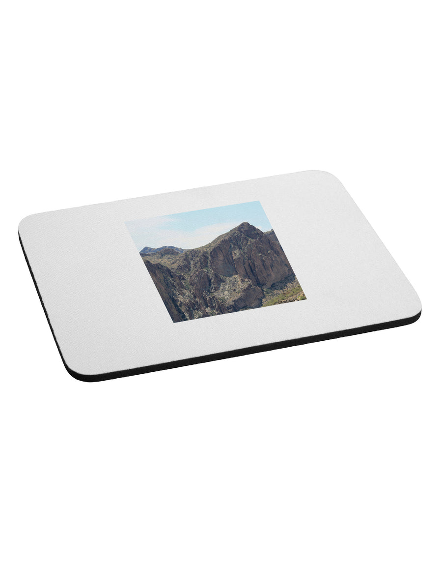 Arizona Saguaro Lake Mountains Mousepad-TooLoud-White-Davson Sales