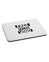 Free Your Mind Text Mousepad-TooLoud-White-Davson Sales