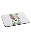 Merry Christmas Ugly Christmas Sweater Mousepad-TooLoud-White-Davson Sales