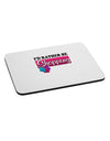 I'd Rather Be Shopping Mousepad-TooLoud-White-Davson Sales