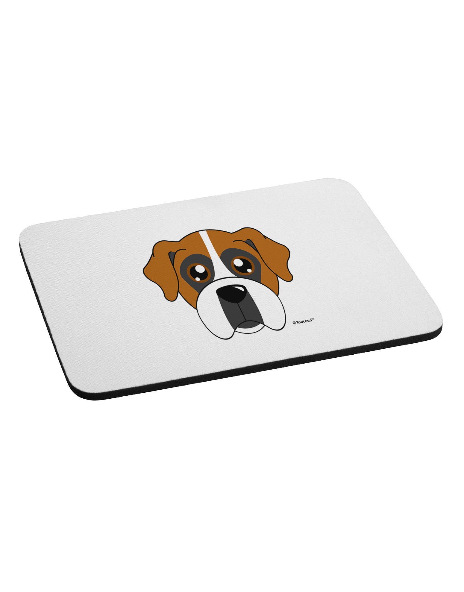 Cute Boxer Dog Mousepad by TooLoud-TooLoud-White-Davson Sales
