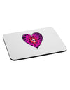 Water Droplet Heart Magenta Mousepad by TooLoud-TooLoud-White-Davson Sales