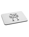 At My Age I Need Glasses - Margarita Mousepad by TooLoud-TooLoud-White-Davson Sales