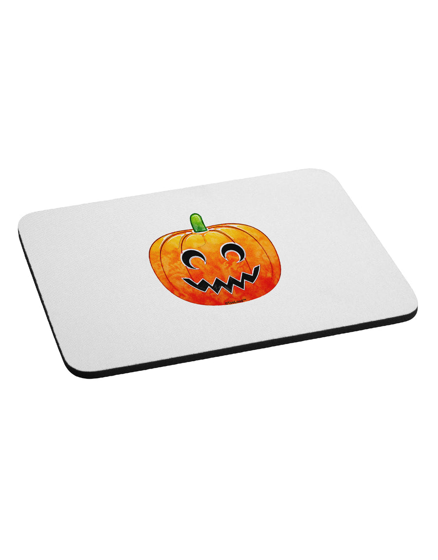 Jack-O-Lantern Watercolor Mousepad-TooLoud-White-Davson Sales