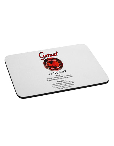 Birthstone Garnet Mousepad by TooLoud-TooLoud-White-Davson Sales