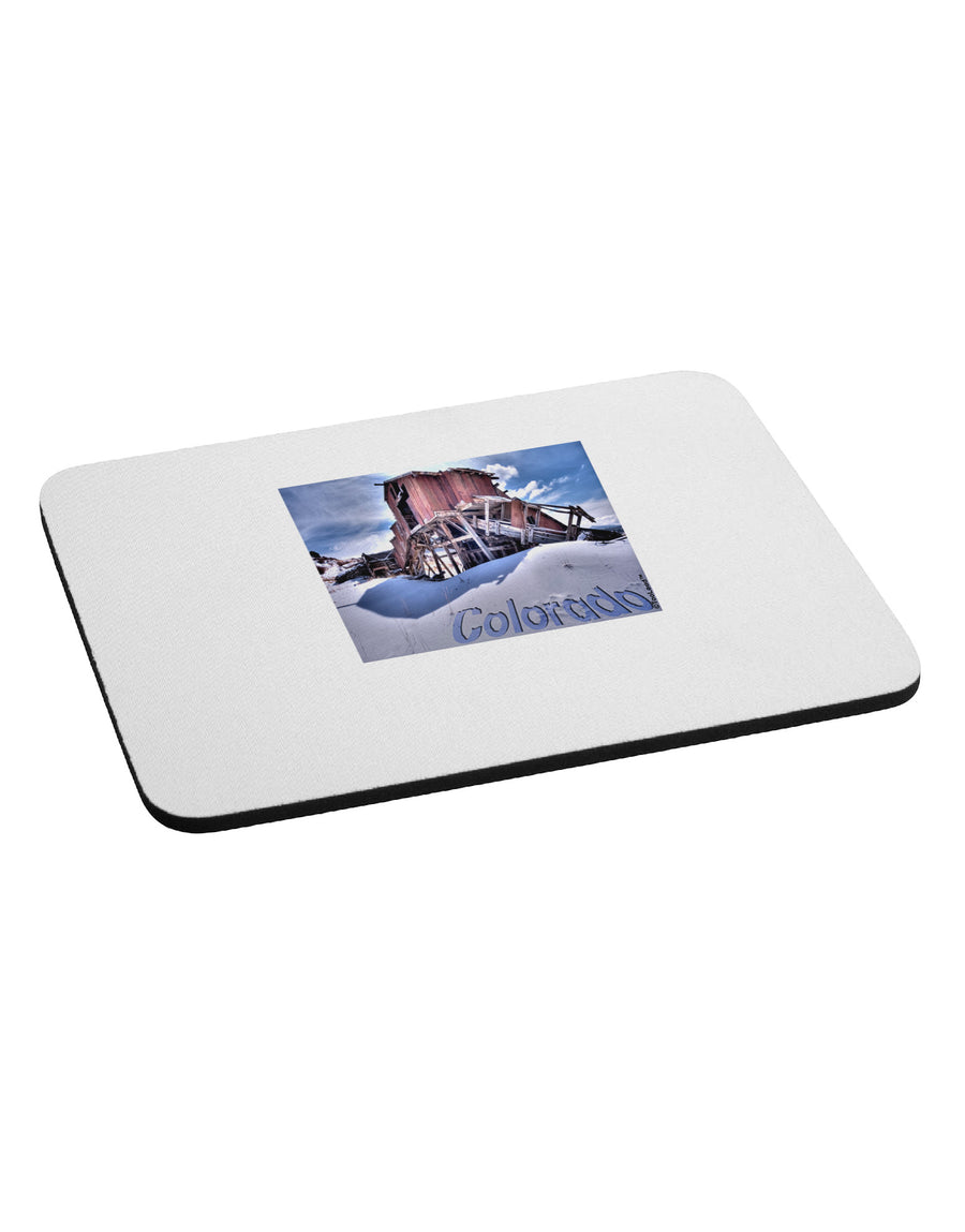 TooLoud Victor Mines Colorado Text Mousepad-TooLoud-White-Davson Sales