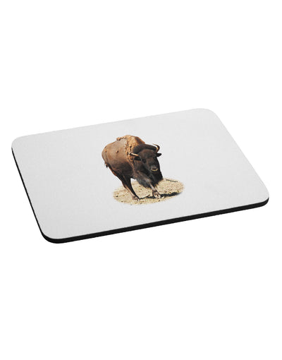 Strong Bison Cutout Mousepad-TooLoud-White-Davson Sales