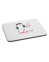 EDM Cord Pink Mousepad-TooLoud-White-Davson Sales