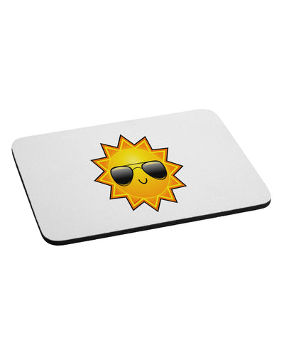 Sun With Sunglasses Mousepad by TooLoud-TooLoud-White-Davson Sales